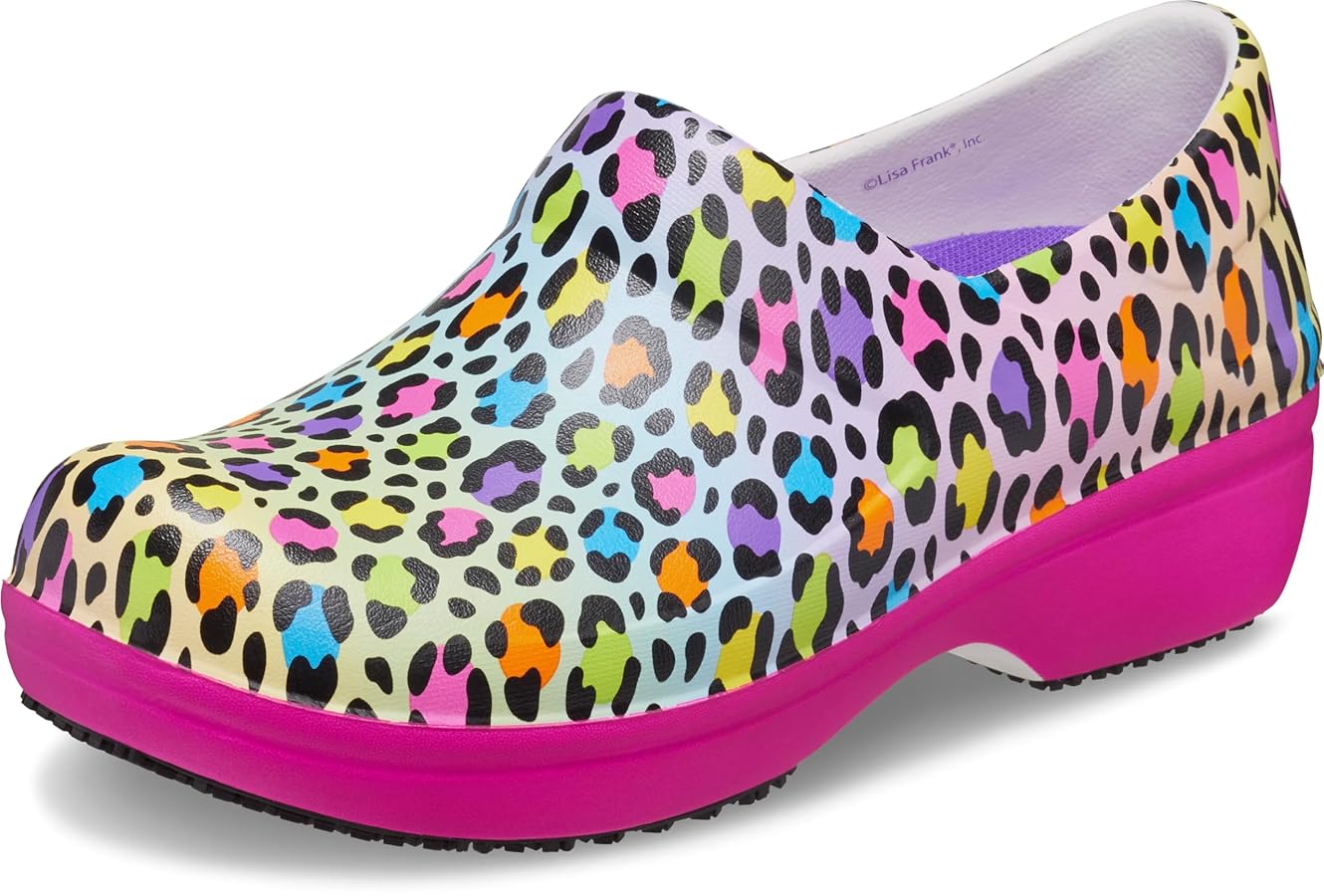 Crocs Women's Lisa Frank Neria Pro II Clogs, Slip Resistant